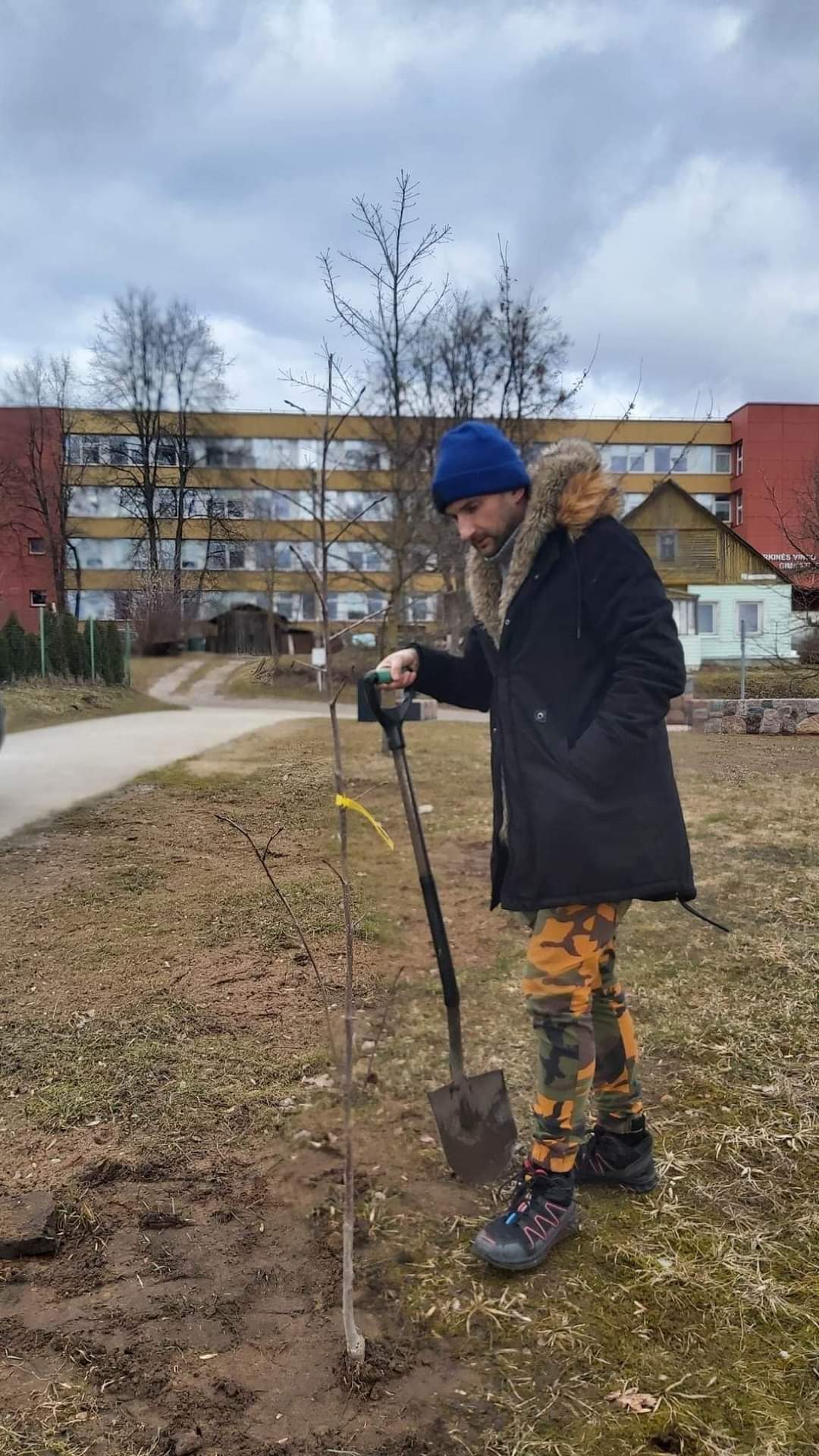 Medelių sodinimas Merkinėje | Rengėjų nuotr.