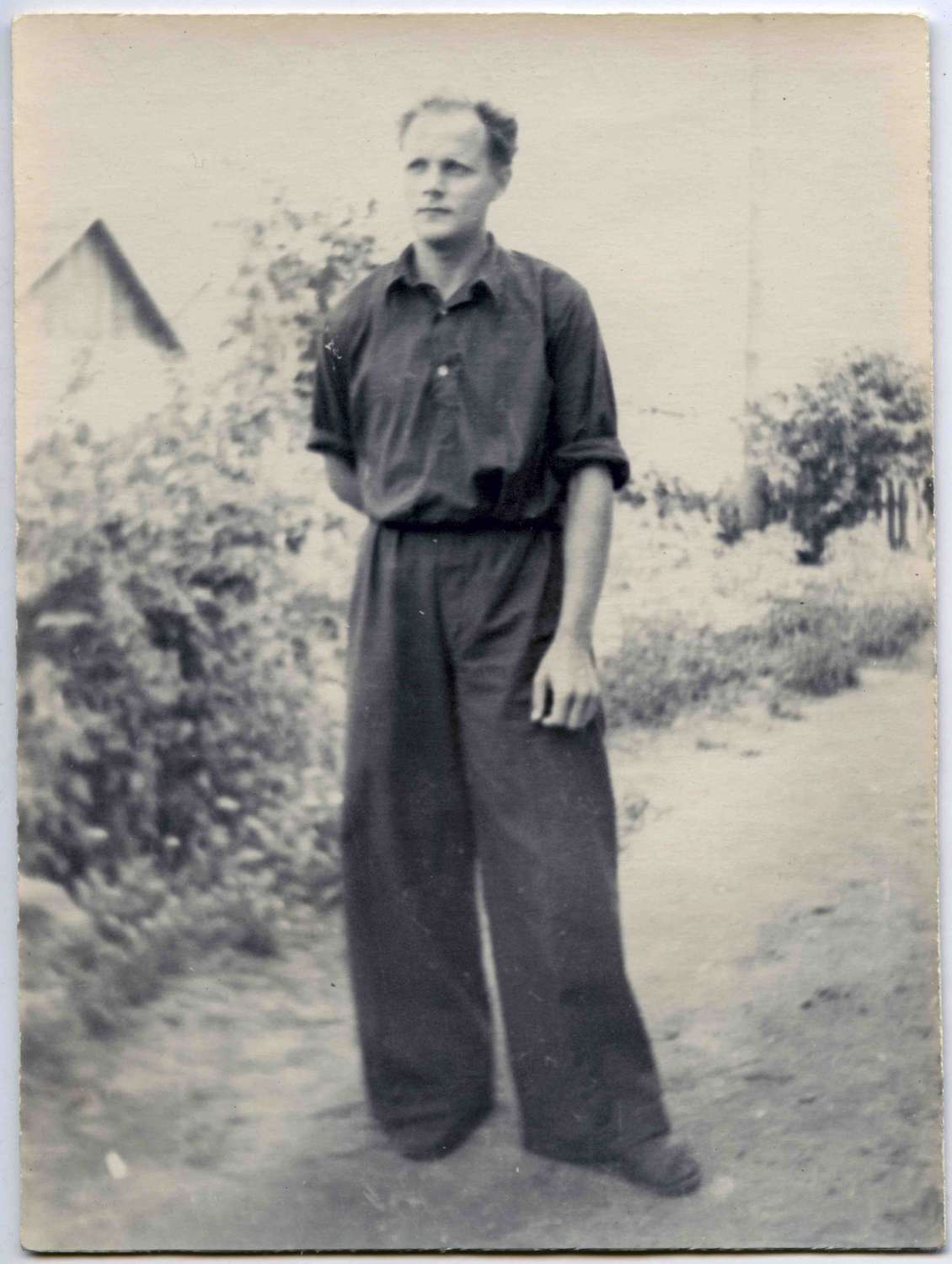Politinis kalinys A. Statkevičius. Taišetas, Taišeto r., Irkutsko sr., Rusija, 1955 m. | Okupacijų ir laisvės kovų muziejaus rinkinių nuotr.