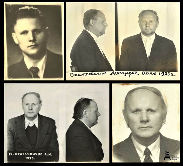Suimto A. Statkevičiaus nuotrauka iš baudžiamosios bylos. 1970 m. birželio 15 d. | Lietuvos ypatingojo archyvo dokumentų nuotr.