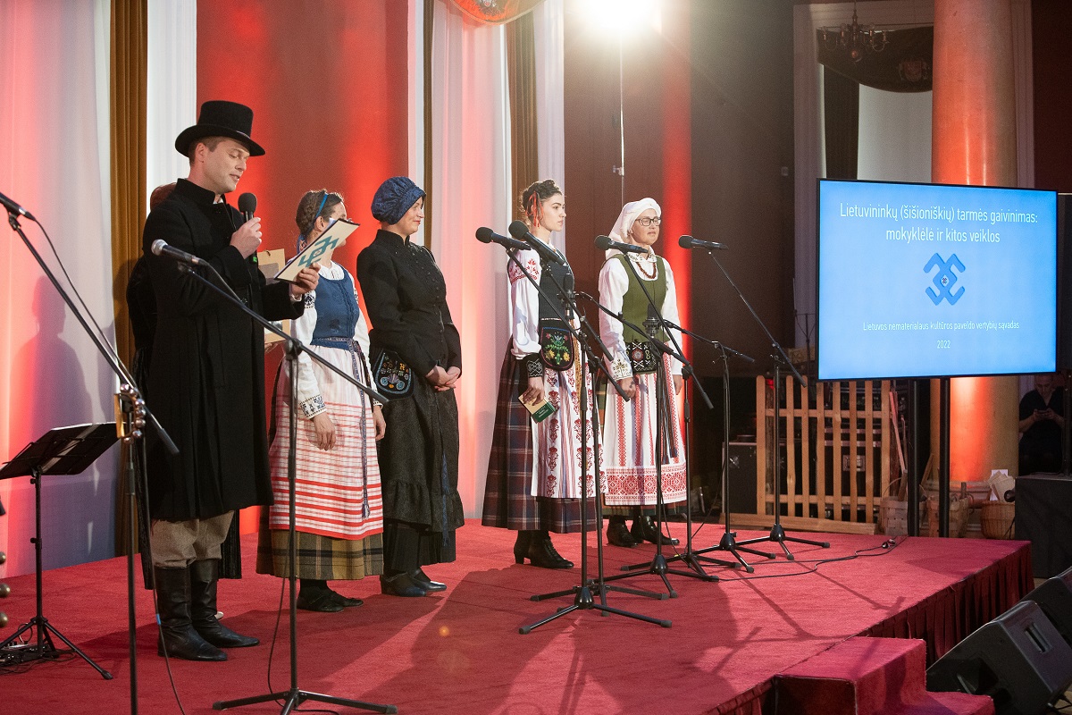 Vilniaus rotušėje pagerbti nematerialaus kultūros paveldo vertybių puoselėtojai | LNKC nuotr.