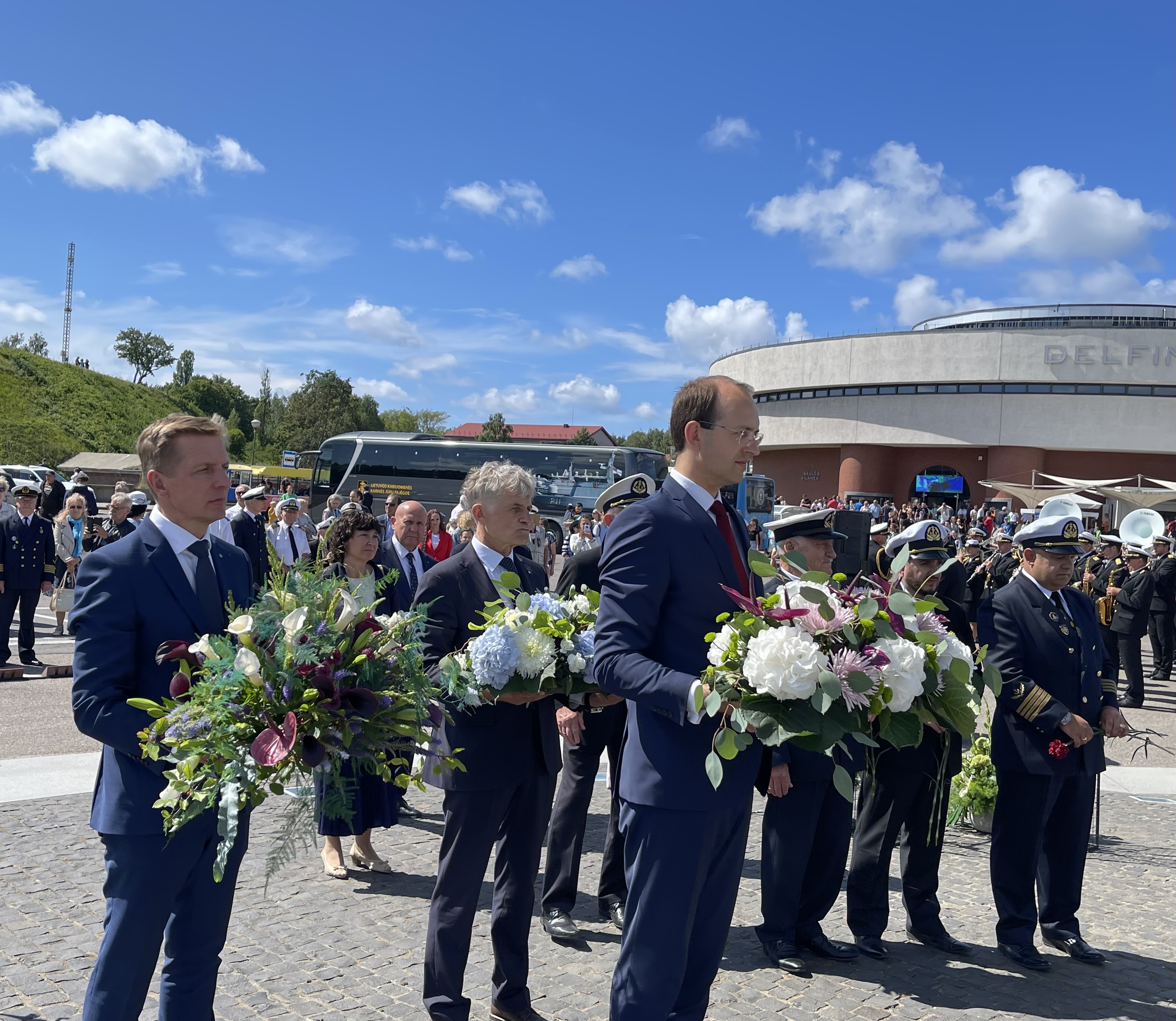 Pasitinkant Jūros šventę pagarba jūrą Lietuvai atvėrusiems ir uosto bendruomenei | Klaipėdos valstybinio jūrų uosto direkcijos nuotr.