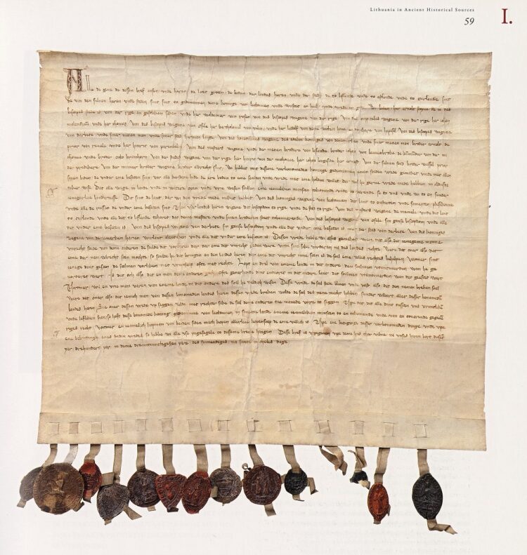 Gedimino 1323 m. pasirašyta sutartis | amenucentras.lt nuotr.