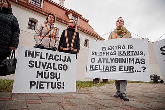 Lietuvos aukštųjų mokyklų profesinių sąjungų susivienijimas | LRT nuotr.