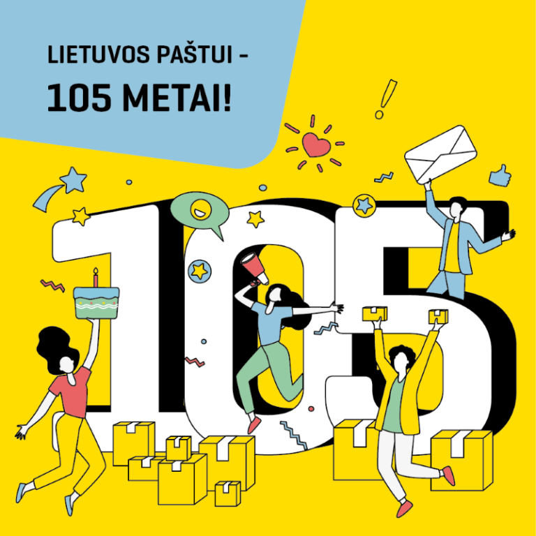 Lietuvos paštui 105-eri | post.lt nuotr.