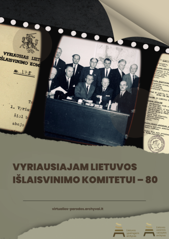 Vyriausiajam Lietuvos išlaisvinimo komitetui – 80 metų | archyvai.lt nuotr.