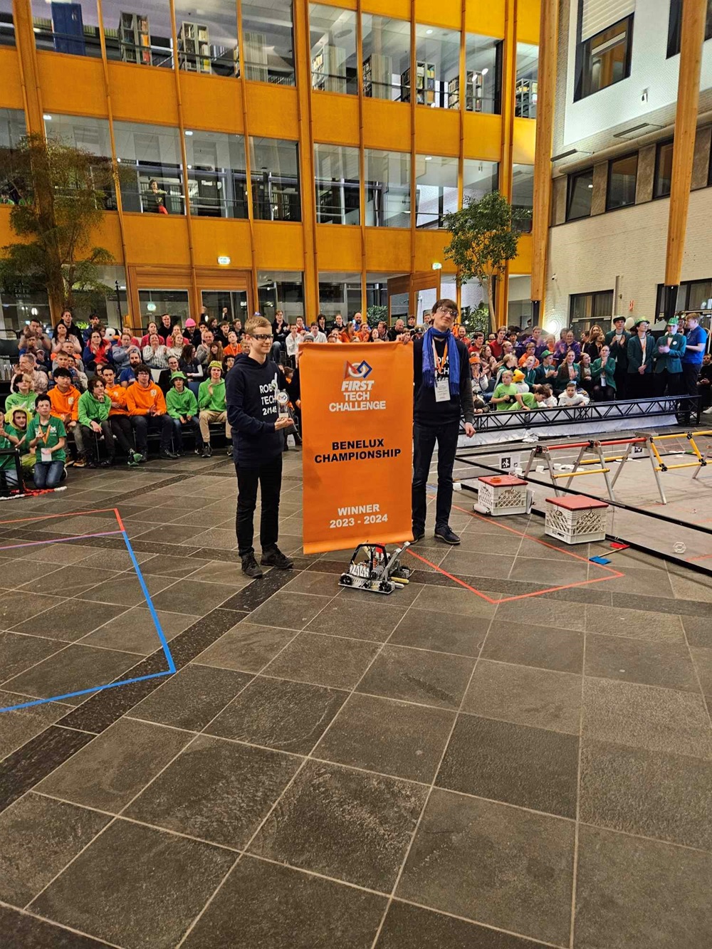 Lietuvos moksleivių robotikos komanda aplenkę 73 komandas Europoje keliauja į pasaulio finalą | imv.lt nuotr.
