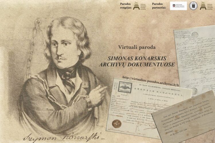 Parengta virtuali paroda „Simonas Konarskis archyvų dokumentuose“ | archyvai.lrv.lt nuotr.