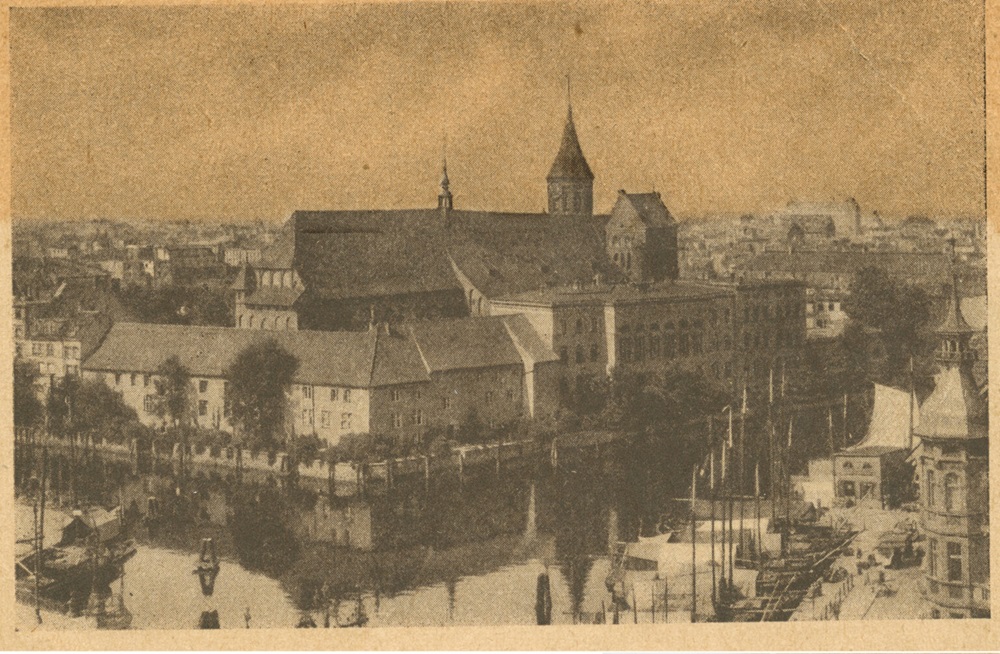 Senasis ,,Albertinos” universiteto pastatas, šalia Katedros, kur dirbo I. Kantas | D. Kauno archyvo-rinkinio nuotr.