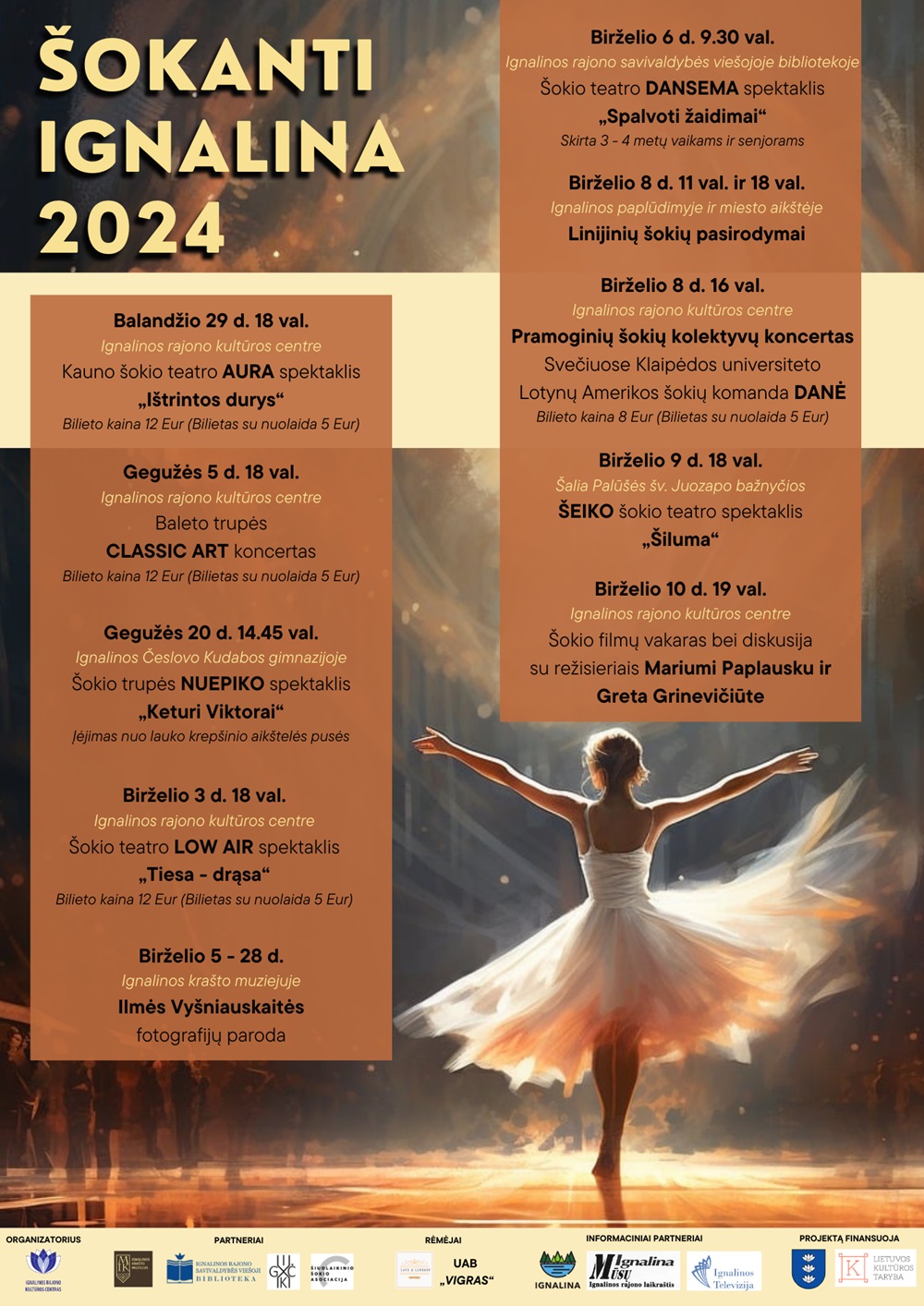 Artėja respublikinė šokių šventė „Šokanti Ignalina 2024“ | Ignalinos r. kultūros centro nuotr.