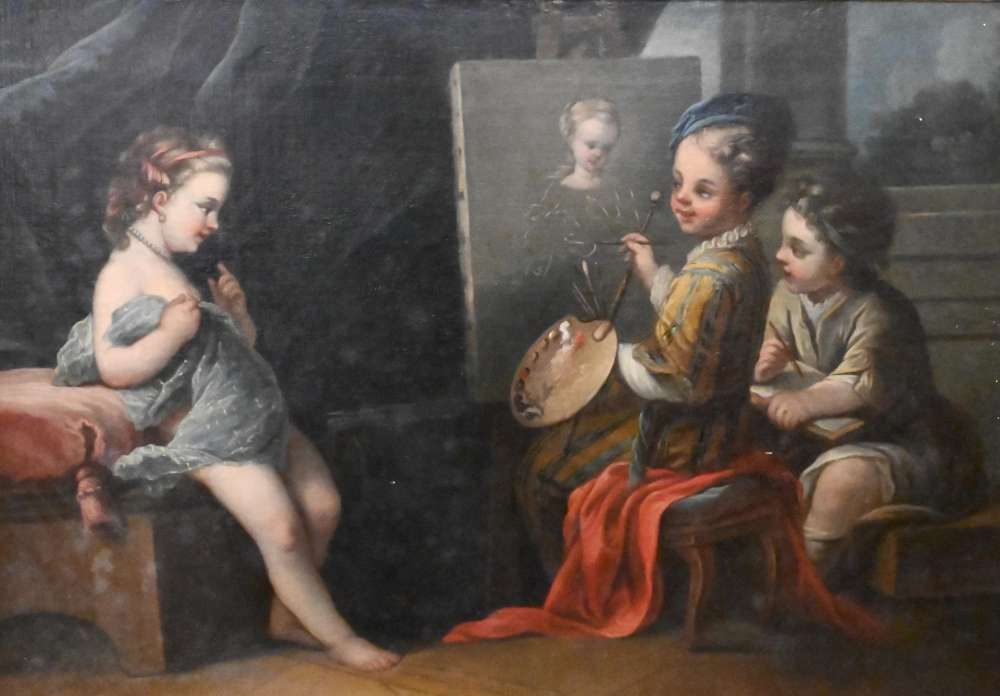 Šarlesas-Andre van Lū, Tapyba, 1752-1753, Garbės legiono muziejus, San Franciskas | mutualart.com nuotr.