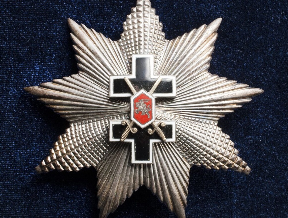 Vyčio Kryžiaus 1-ojo laipsnio ordino, kuriuo 1992 m. apdovanotas Nežinomas karys, žvaigždė | voruta.lt nuotr.