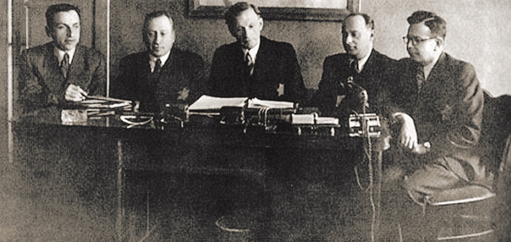 4.1941 m. rugpjūtį sukurta geto Seniūnų taryba | Lietuvos centrinio valstybės archyvo nuotr.