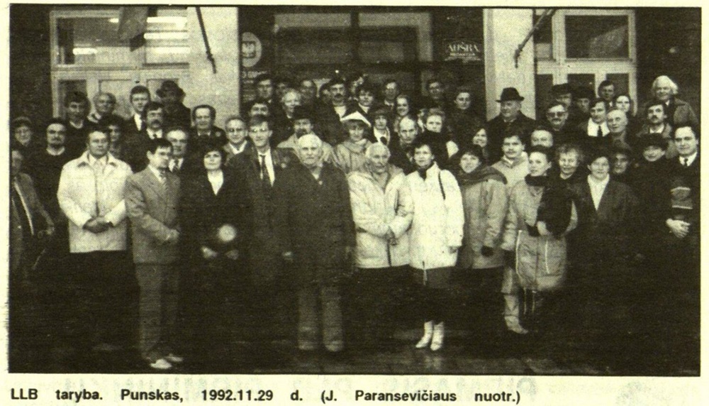 LLB taryba. Punskas, 1992.11.29 d. | J. Paransevičiaus nuotr.