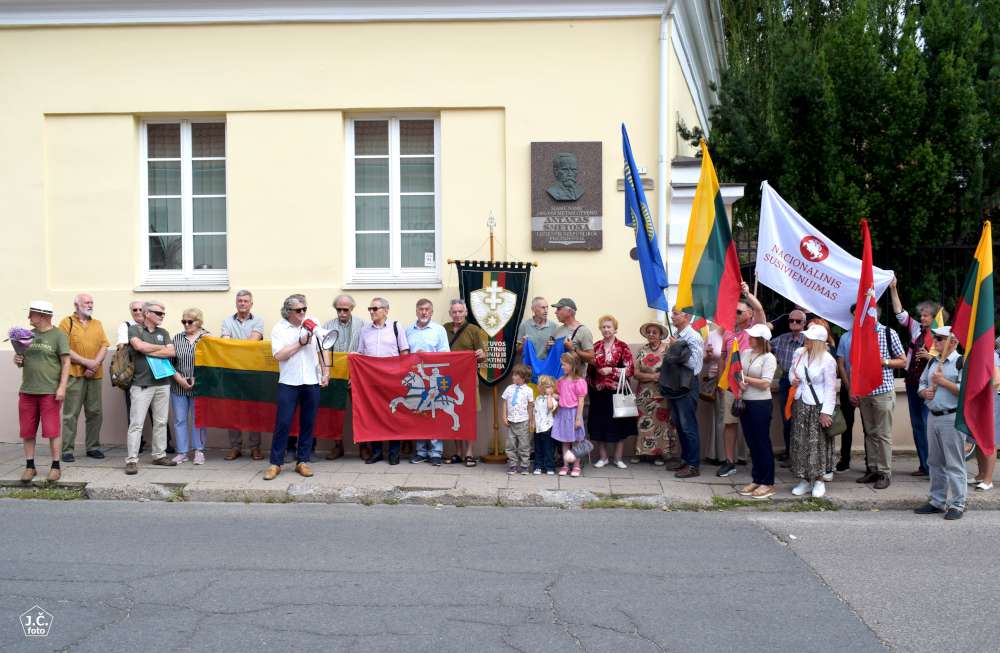 Prezidento Antano Smetonos 150-ųjų metinių minėjimas Vilniuje | J. Česnavičiaus nuotr.