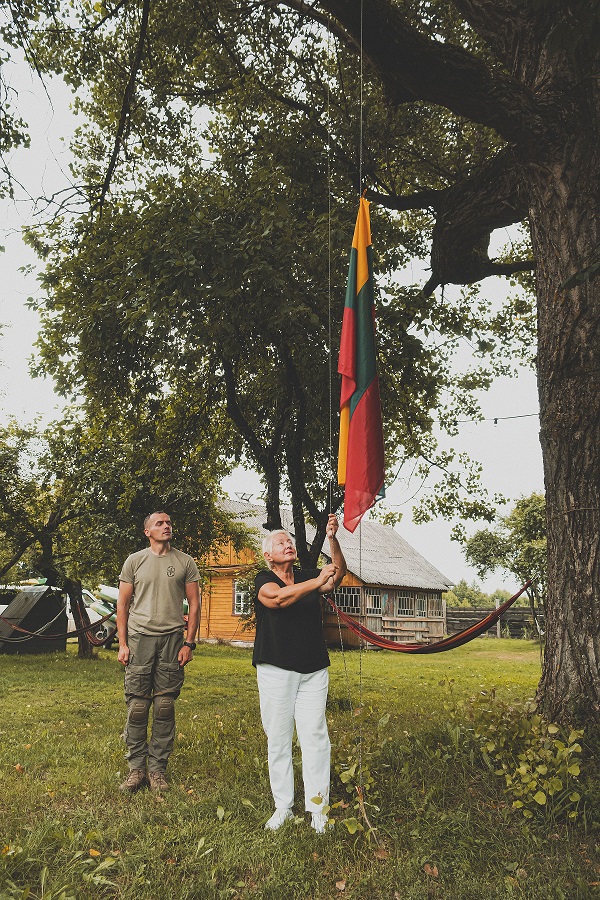 Komandos formavimo renginiui – įkvėpimas iš partizanų istorijos ir gamtos | genocid.lt nuotr.