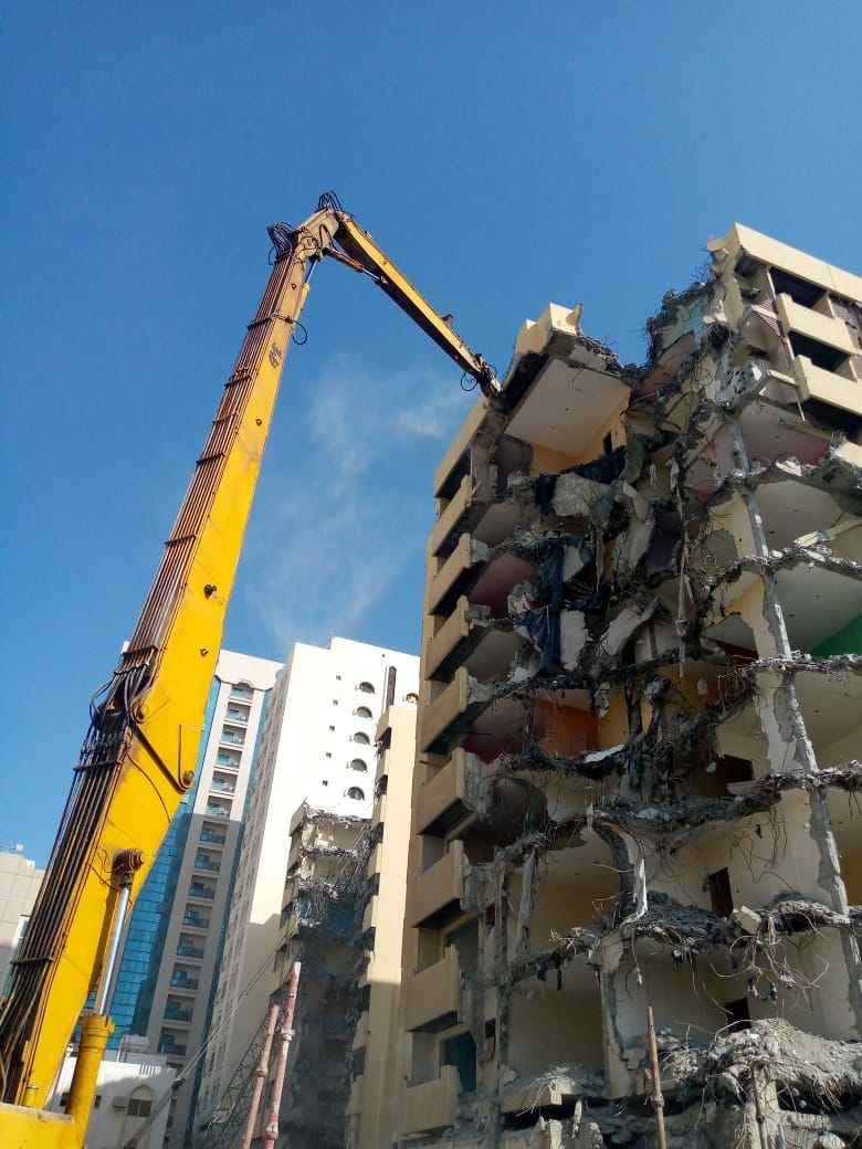 High Reach Demolition Boom