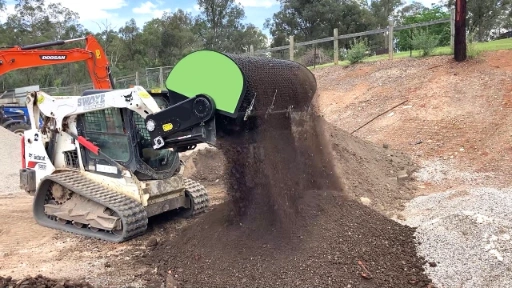Skid Steer Flip Screening Bucket