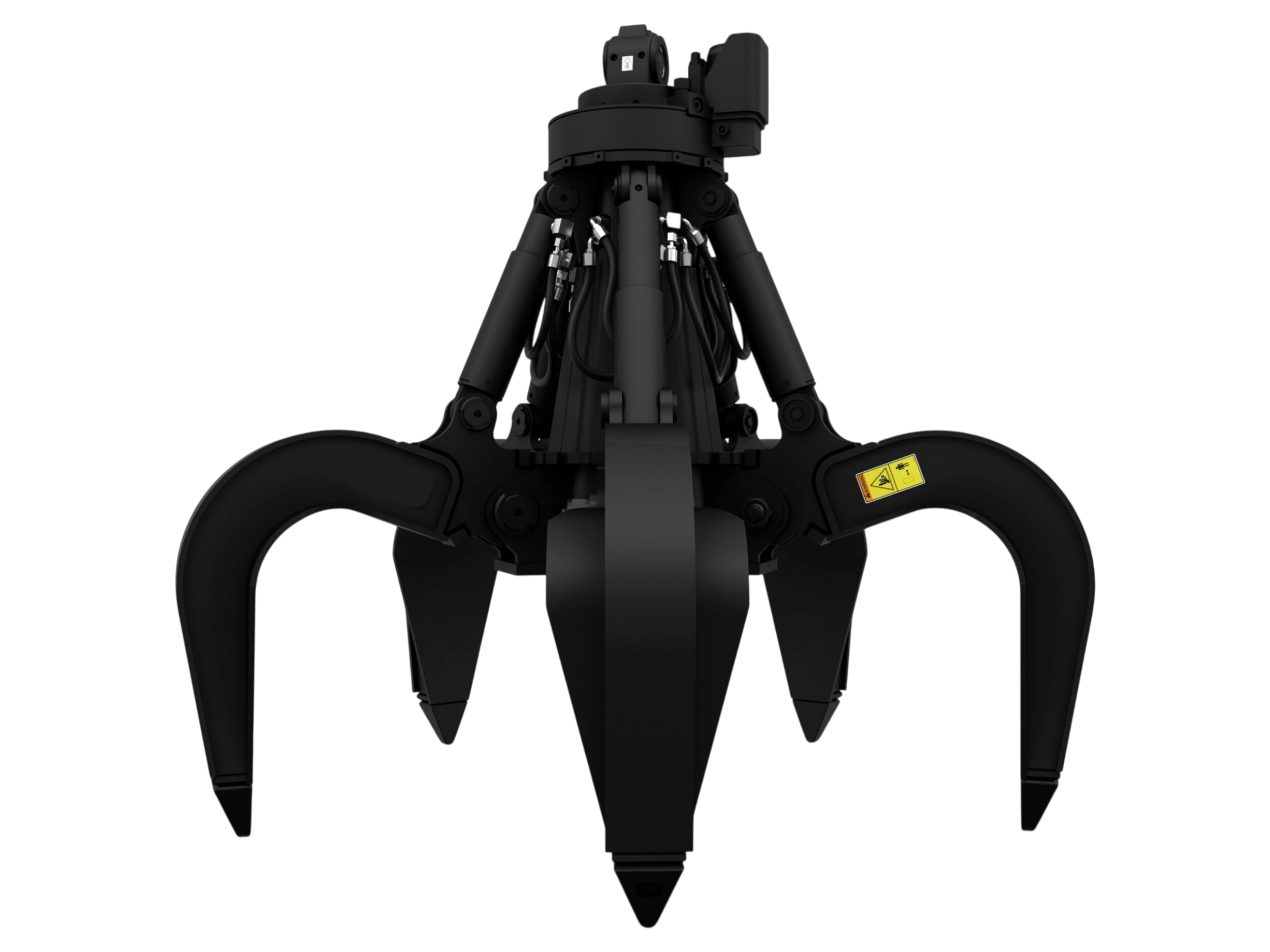 Hydraulic Orange Peel Scrap Grapple (Image)