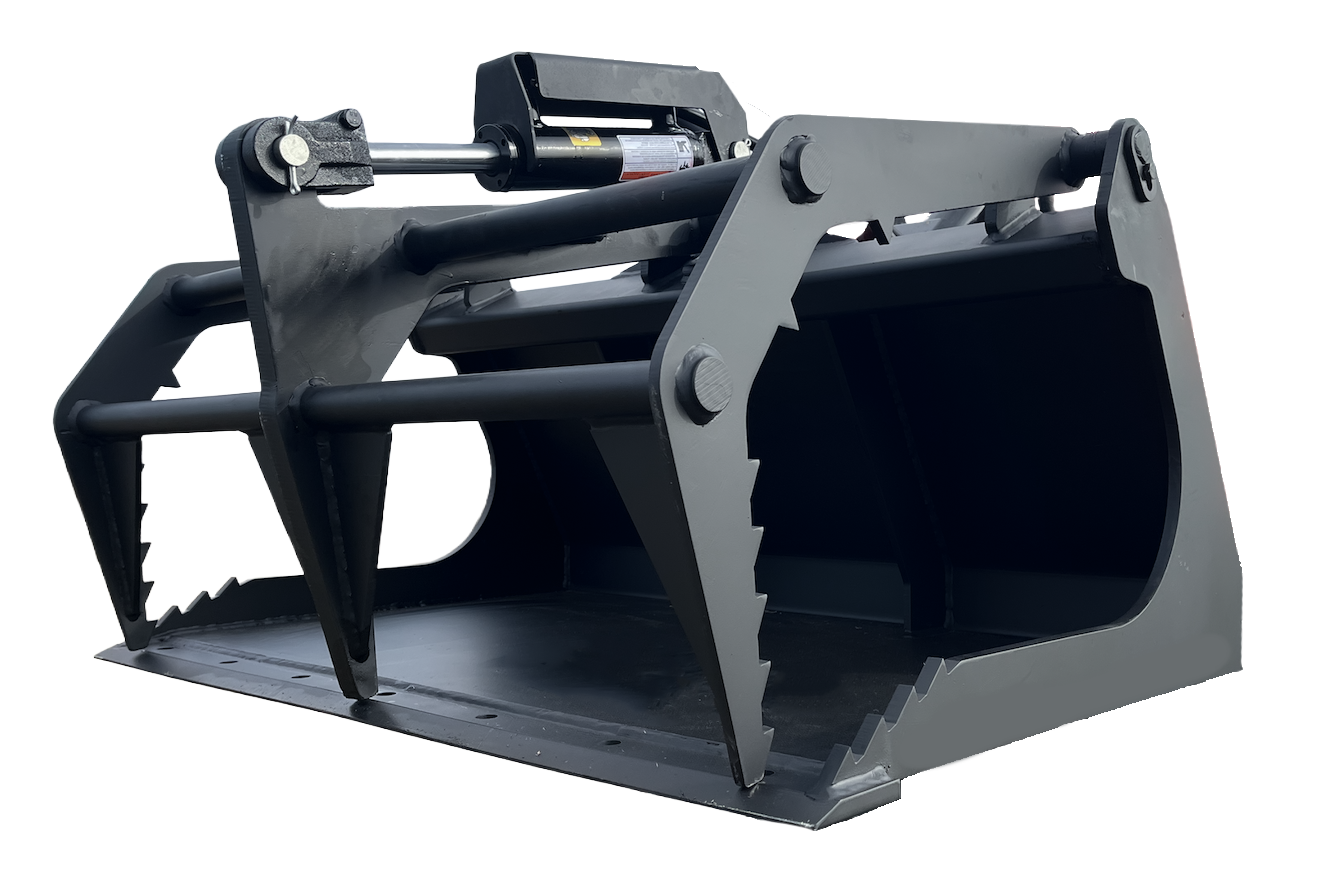 Mini Skid Loader Bucket Grapple (Image)