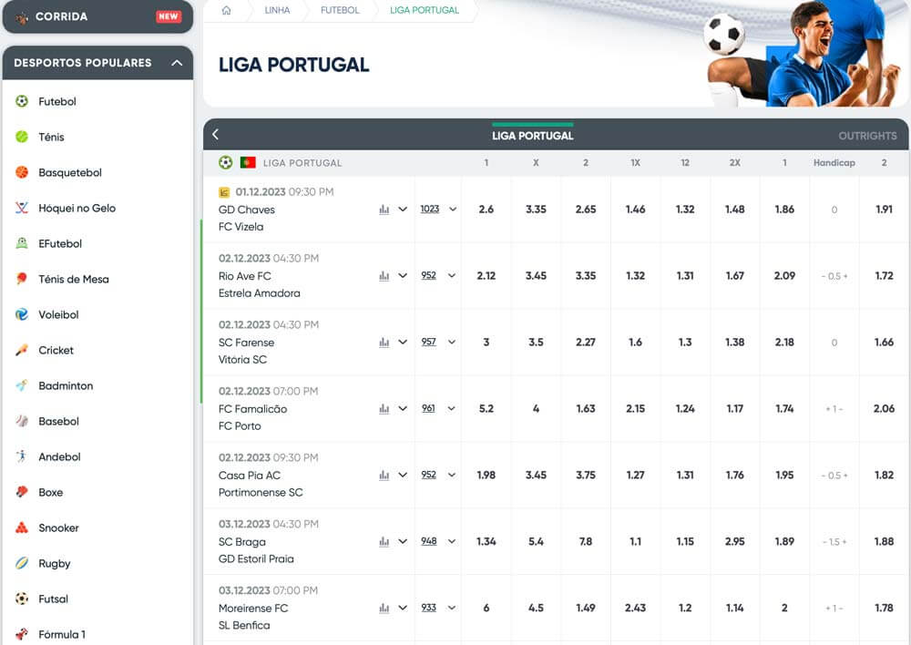 ivibet liga portugal