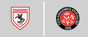 Samsunspor vs Fatih Karagümrük S.K.