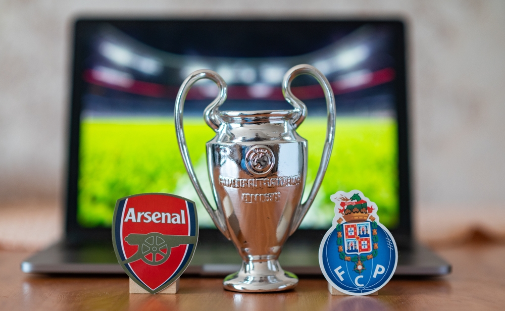 Onde Assistir Arsenal x FC Porto Grátis: Palpite e Melhores Odds Liga dos Campeões