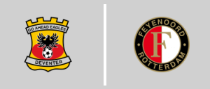 Go Ahead Eagles vs Feyenoord Rotterdam