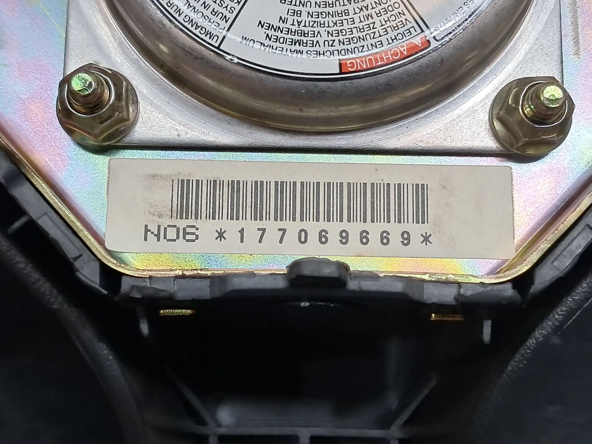 Airbag do volante MITSUBISHI Colt V (CJ_, CP_) Imagem-8