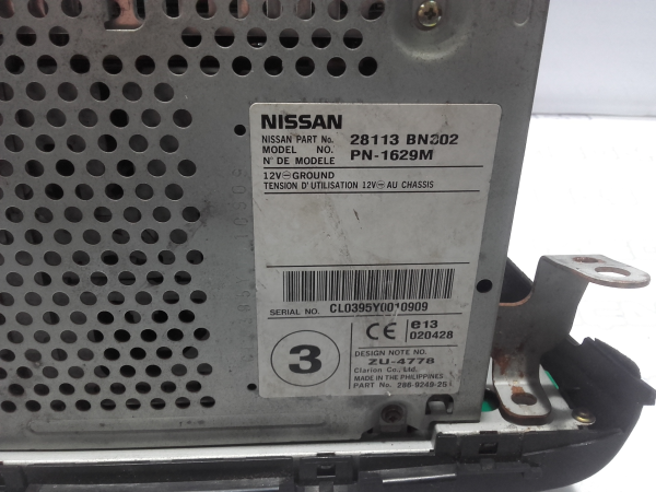 Rádio / auto-rádio NISSAN Almera II Sedan (N16) Imagem-2