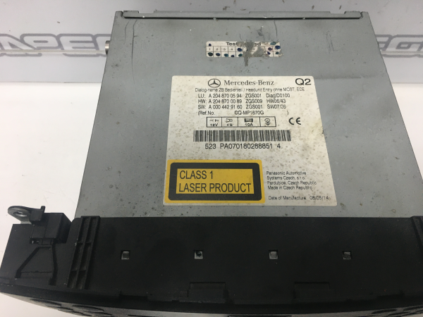Rádio / auto-rádio MERCEDES-BENZ Classe C (W204) Imagem-3