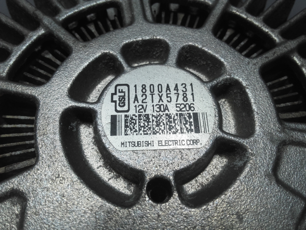 Alternador MITSUBISHI Outlander III (GG_W, GF_W, ZI) Imagem-2