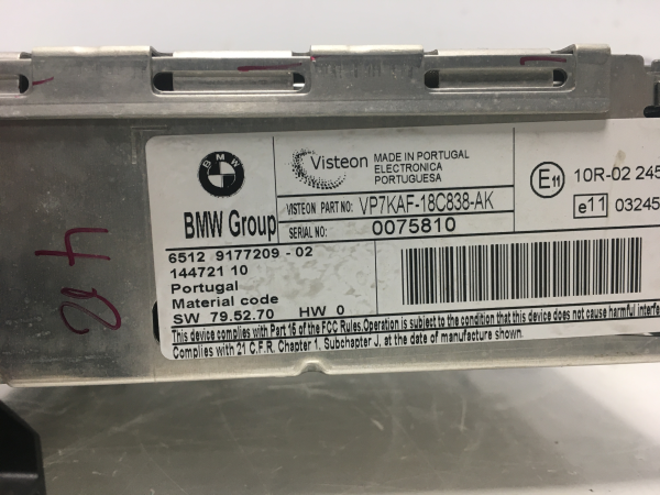 Rádio / auto-rádio BMW 1 Coupé (E82) Imagem-2