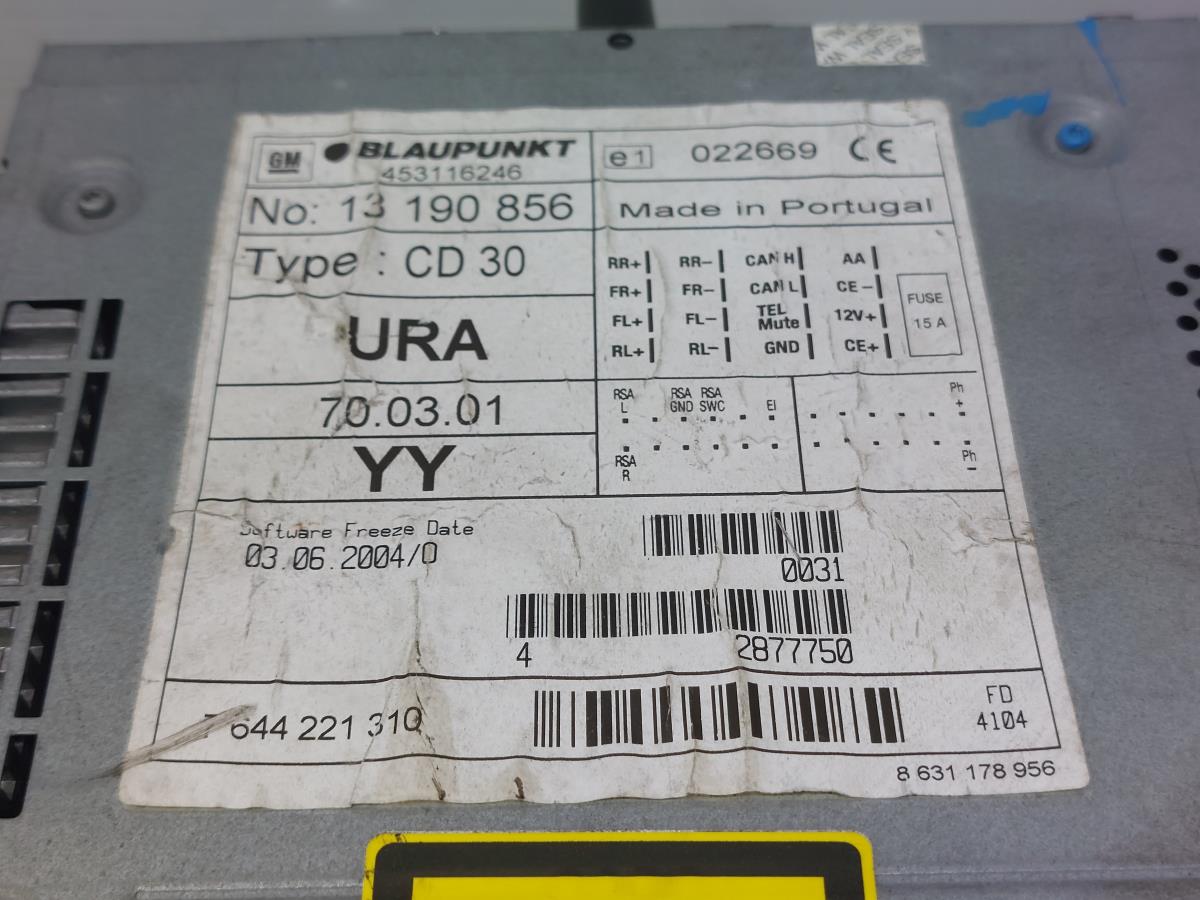 Rádio / auto-rádio OPEL Astra H Hatchback (L48) Imagem-4