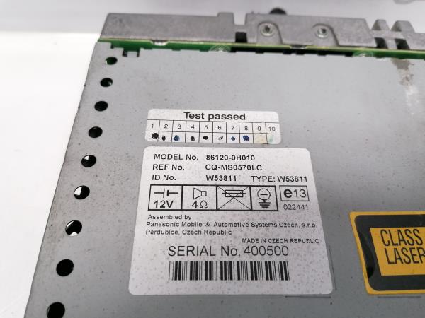 Rádio / auto-rádio TOYOTA Aygo (_B1_) Imagem-2