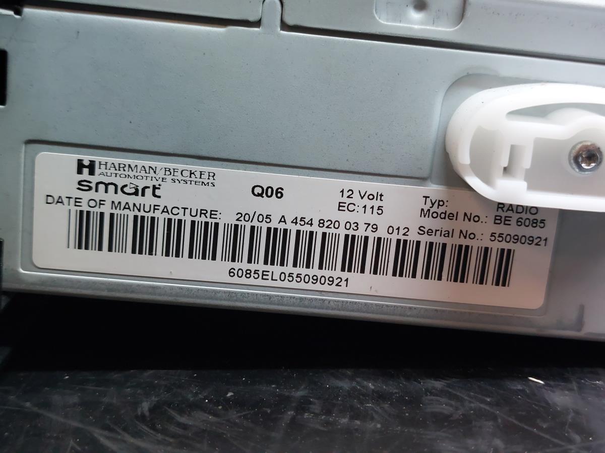 Rádio / auto-rádio SMART ForFour (454) Imagem-5