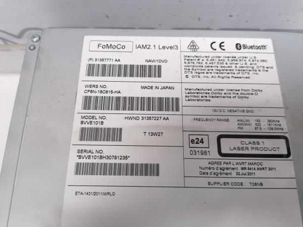 Rádio / auto-rádio VOLVO V40 Hatchback Imagem-2