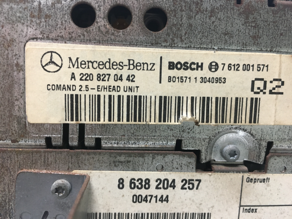 Rádio / auto-rádio MERCEDES-BENZ Classe S (W220) Imagem-1