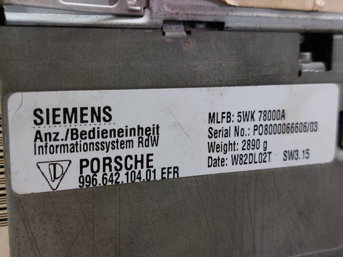 Rádio / auto-rádio PORSCHE 911 (996) Imagem-7