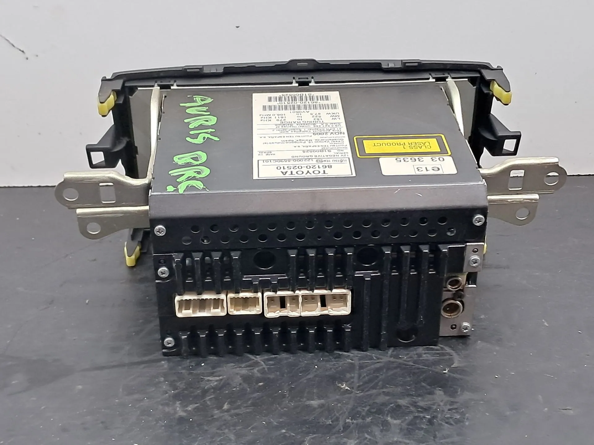 Rádio / auto-rádio TOYOTA Auris Hatchback (_E15_) Imagem-6