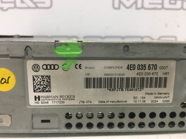 Module générique AUDI A8 (4E_) Imagem-1