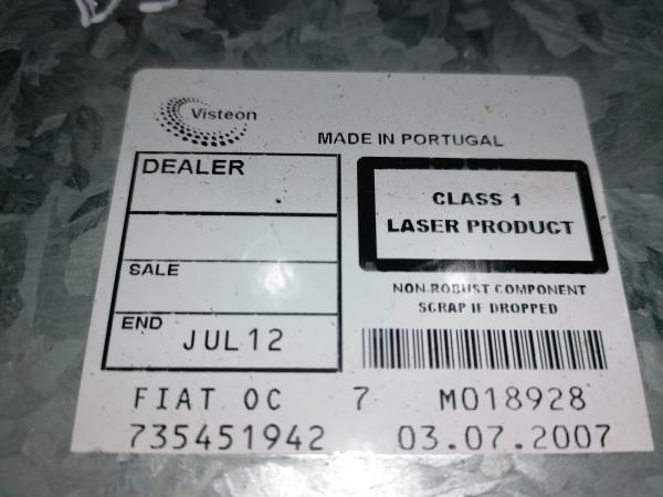 Rádio / auto-rádio FIAT Bravo II (198_) Imagem-4