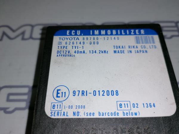 Ignition control unit (immobilizer) TOYOTA Corolla Hatchback (_E12_) Imagem-1