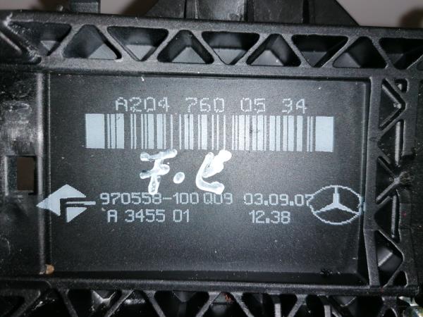Supporto maniglia porta anteriore sinistra MERCEDES-BENZ Classe C (W204) Imagem-3