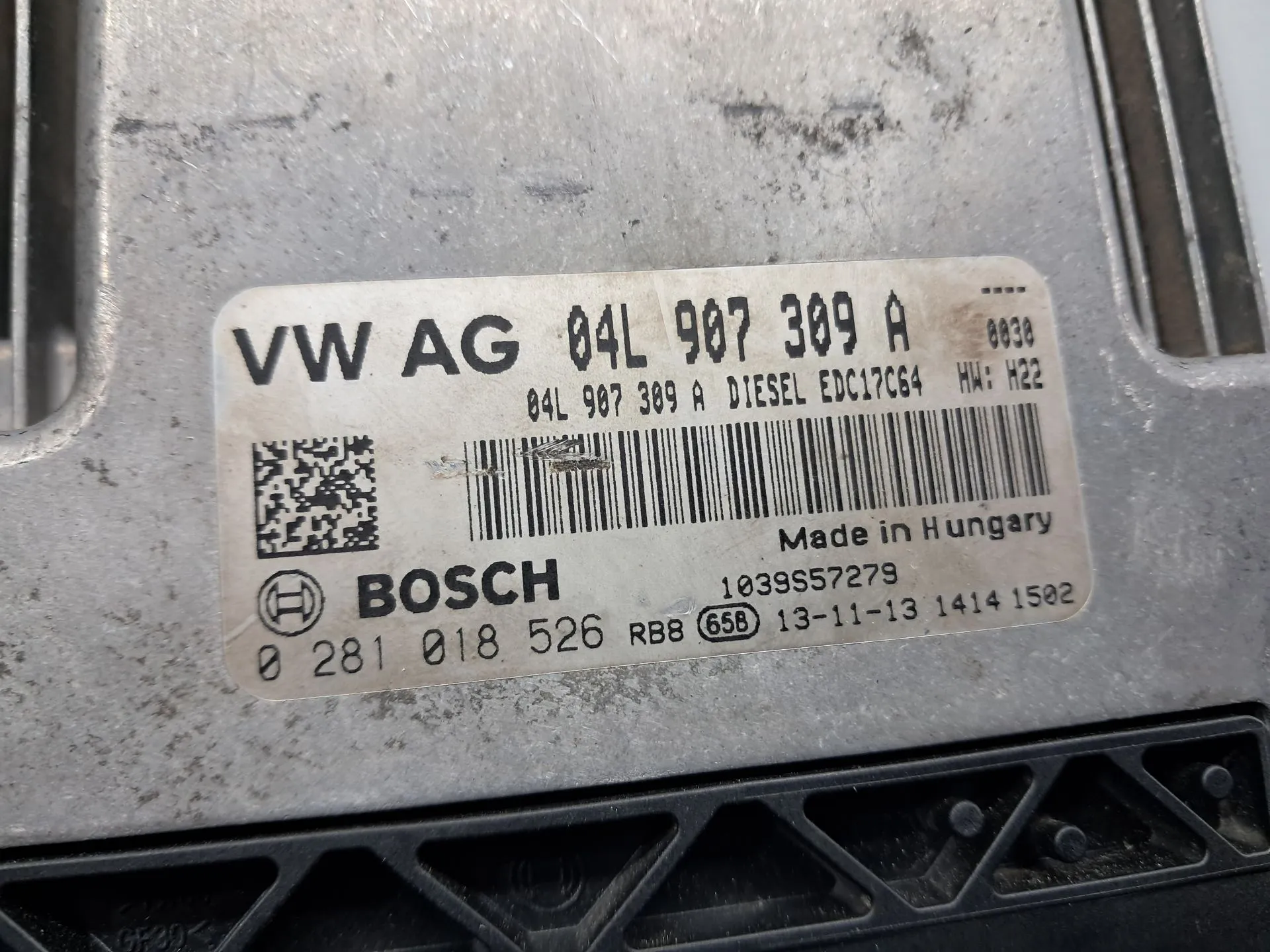 Centralina motor / ECU VOLKSWAGEN Golf VII (5G1, BQ1, BE1, BE2) Imagem-1