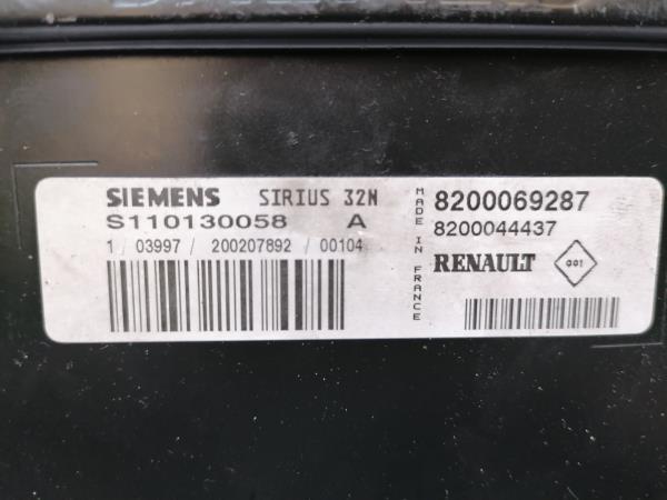Centralita motor / ECU RENAULT Clio II (BB0/1/2_, CB0/1/2_) Imagem-3