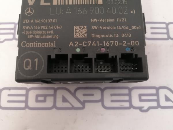 Left front Door Unit Module MERCEDES-BENZ Classe A (W176) Imagem-2