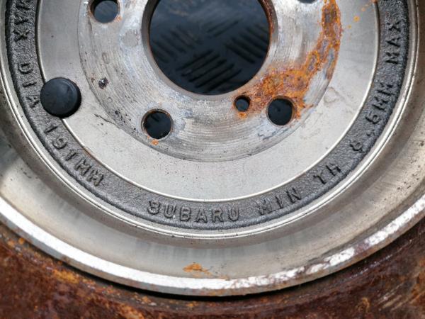 Disco de freno delantero derecho SUBARU Impreza Hatchback (GR, GH, G3) Imagem-3