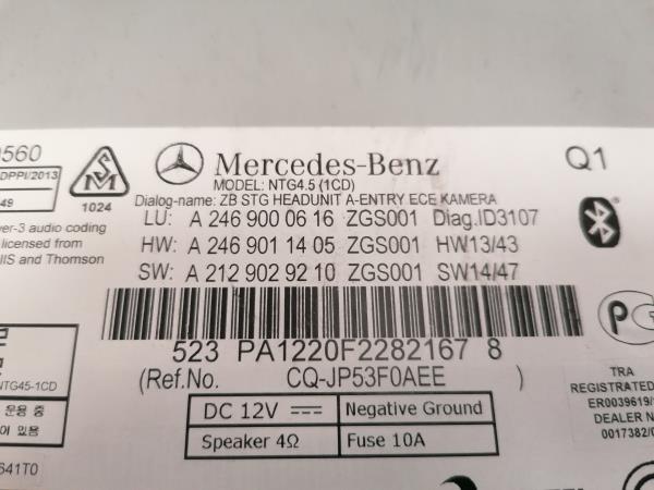 Rádio / auto-rádio MERCEDES-BENZ Classe A (W176) Imagem-5
