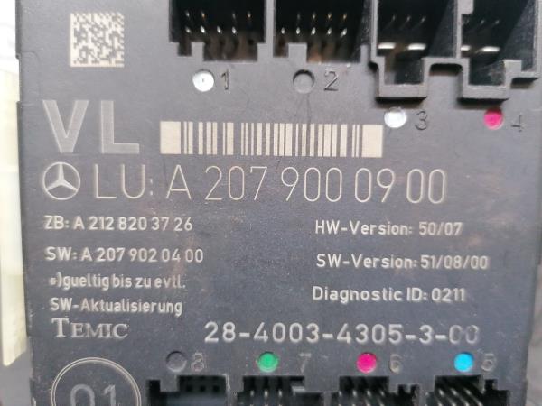 Module porte avant gauche MERCEDES-BENZ Classe E Coupé (C207) Imagem-4