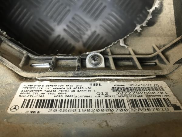 Kit d’airbags MERCEDES-BENZ Classe E Coupé (C207) Imagem-11